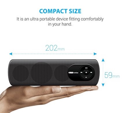 India Desire : Buy Portronics Pure Sound Portable Speaker At Just Rs. 899 From Flipkart [Amazon Price Rs 1299]